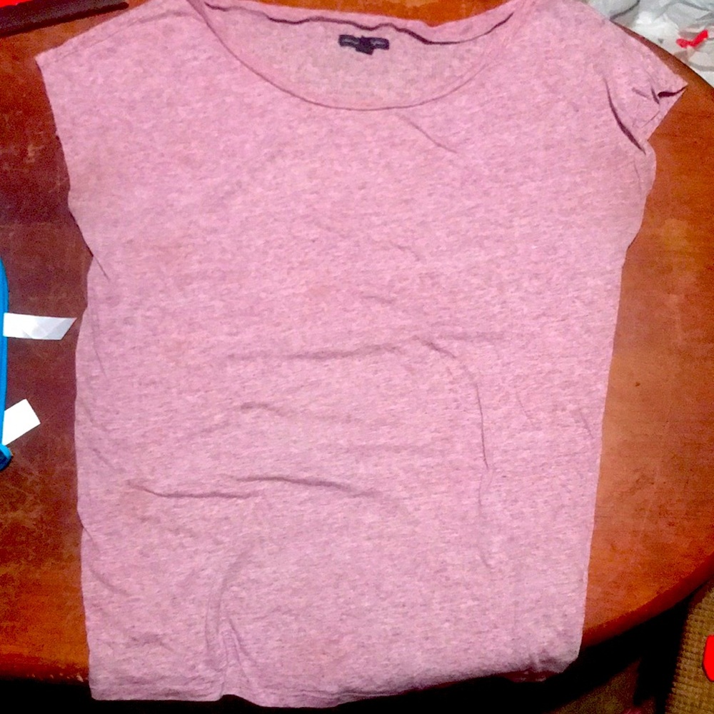 American Eagle light purple tee.